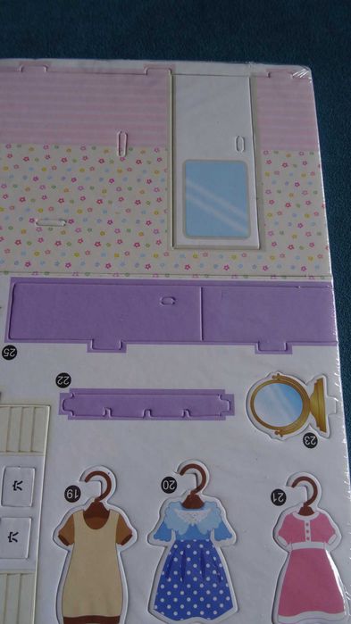 Pokoik z meblami mini puzzle 3 D