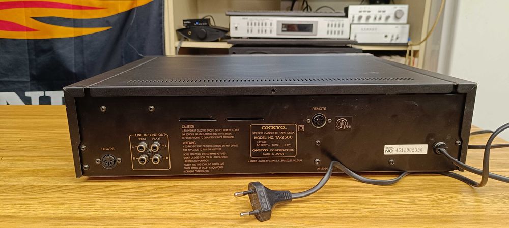 Кассетна дека Onkyo Integra TA-2500 (відео роботи ! ) 3-Нeаd !!