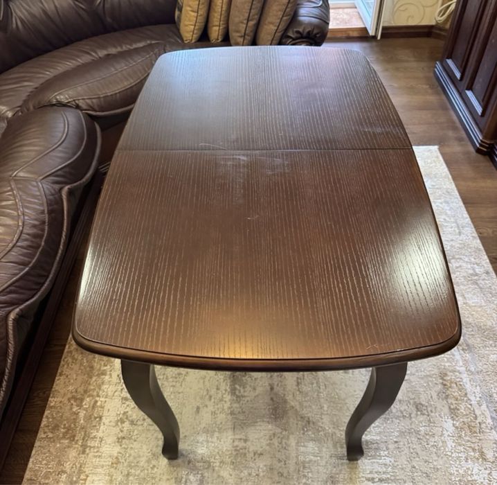 Стіл 115-155:75 натуральне дерево