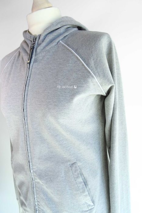 Bluza z kapturem, Reserved, szary, rozmiar L ( 40 ), basic sport