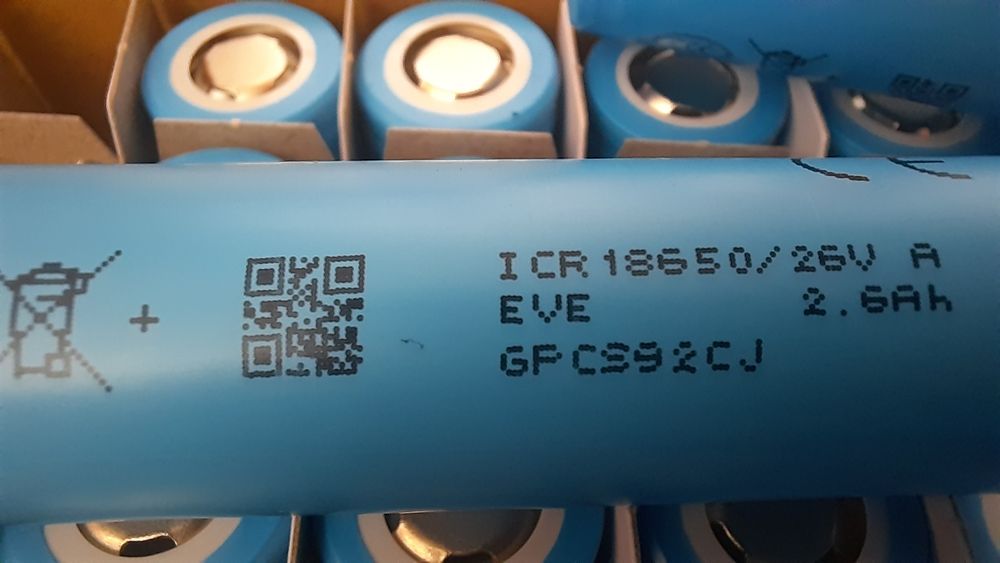 EVE ICR 18650/26VA Li-on 2650mAh 13A