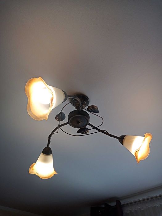 Żyrandol potrójny 2 sztuki