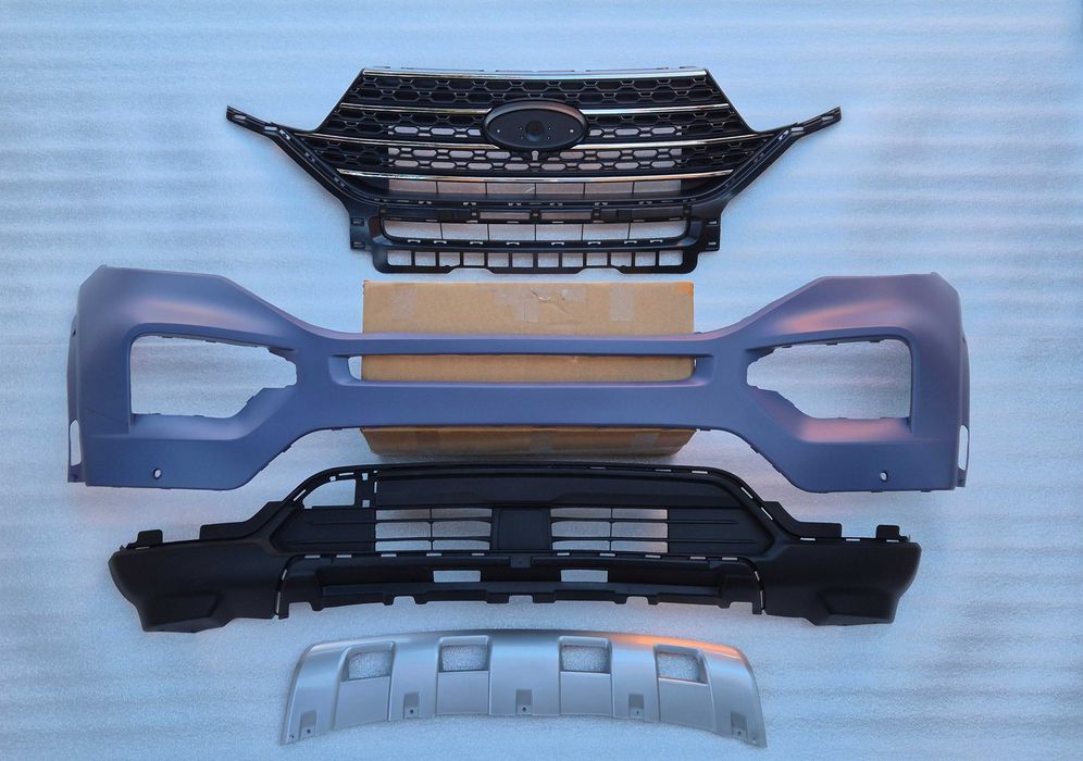 Решетка бампера Ford Explorer 2020-2023 вставка губа