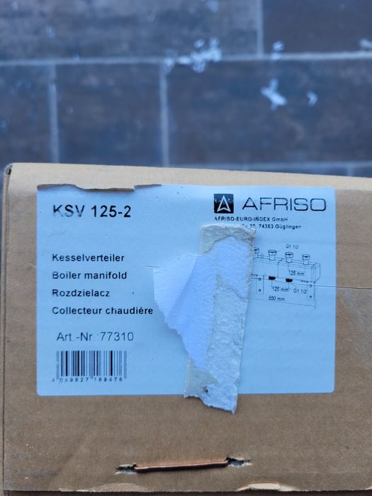Rozdzielacz Afriso KSV 125-2 model 77310