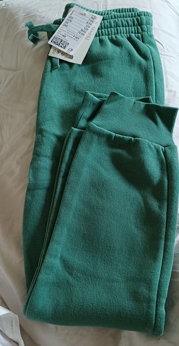 Calças algodão h&m