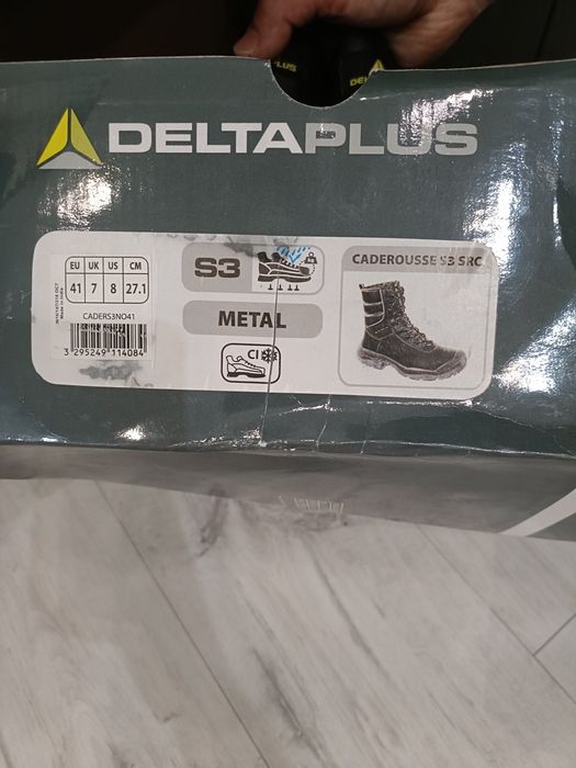 Buty robocze skórzane zimowe Delta Plus 41