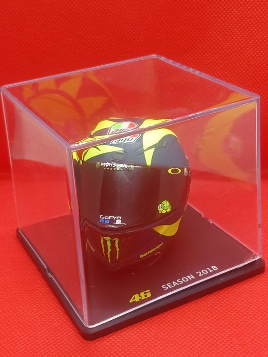 Capacetes Miniatura escala 1:15 Valentino Rossi 2 diferentes Novos