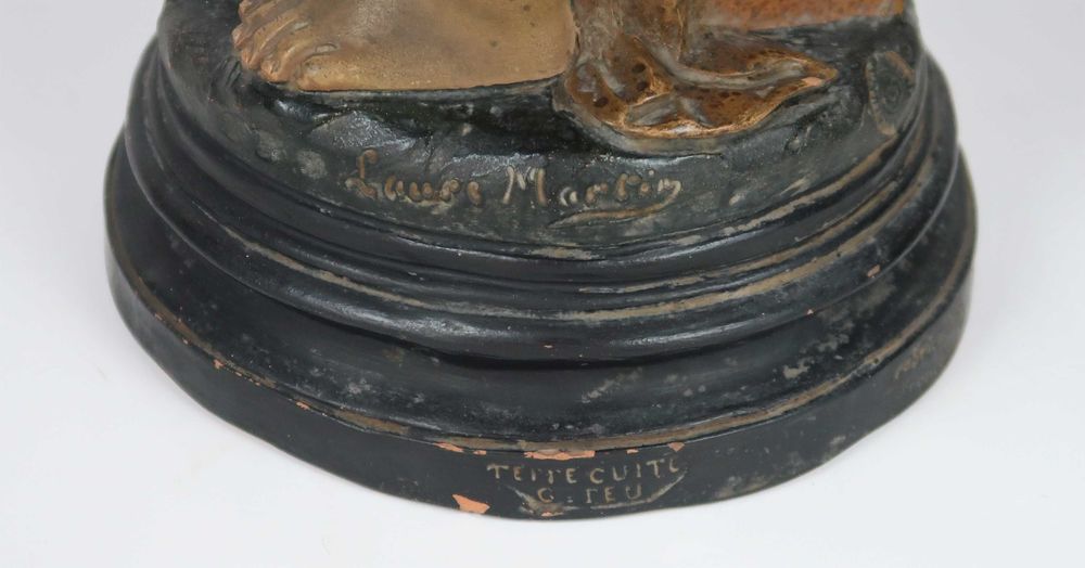 Laure Martin - Rara Escultura Séc. XIX - 52 cm