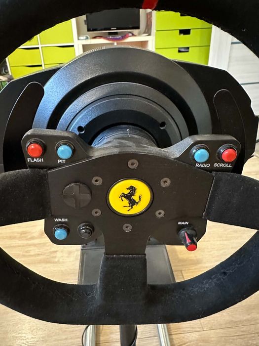 ZESTAW SIMRACING: Thrustmaster T 300 RS + Ferrari F1 + TH8A + Pedały + Wheel Stand + Fotel
