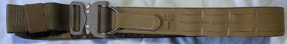Cinto táctico combate MOLLE - Pitchfork-the-lightfighter-belt-coyote