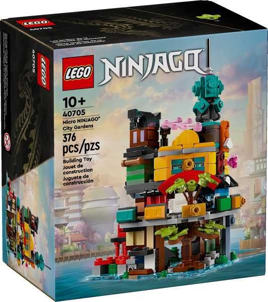 LEGO NINJAGO micro City Gardens 40705 EXCLUSIVO NOVO selado