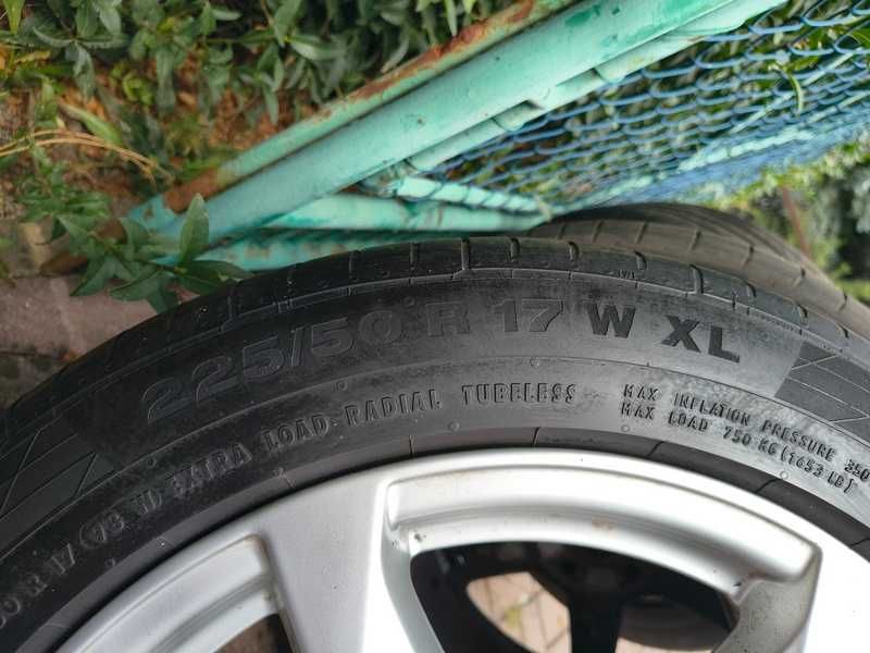 Koła z Oponami Letnimi Audi 225/50 R17