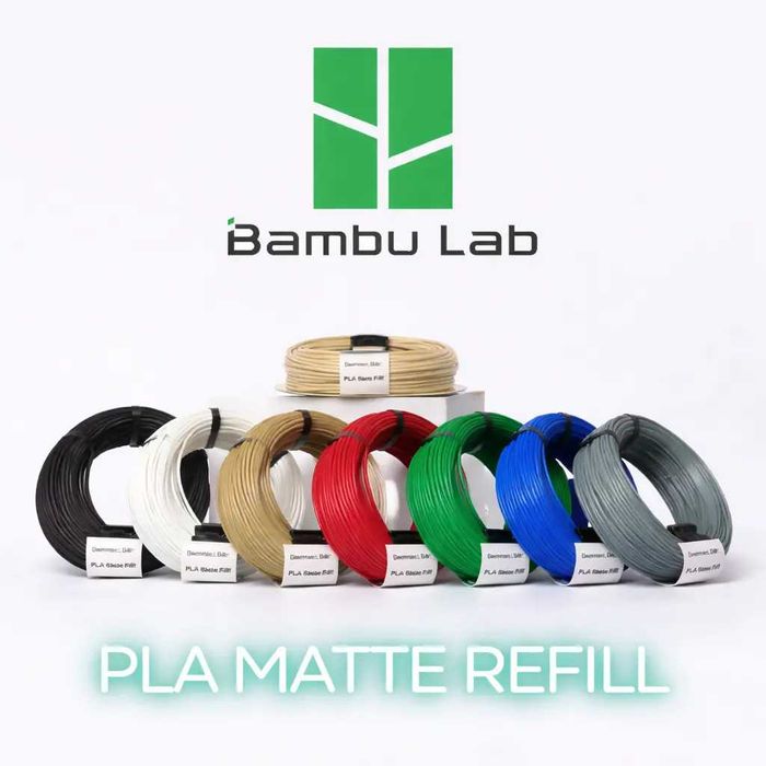 Filamentos Bambu Lab Originais – PLA, PETG, ABS, TPU, etc