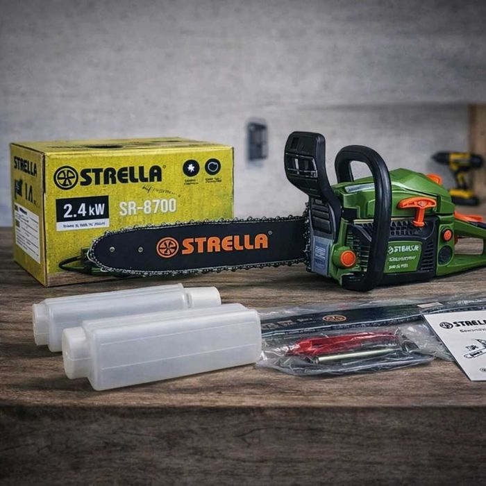 Бензопила STRELLA SR-8700 LL-1025, бензинова, для садових і побутових
