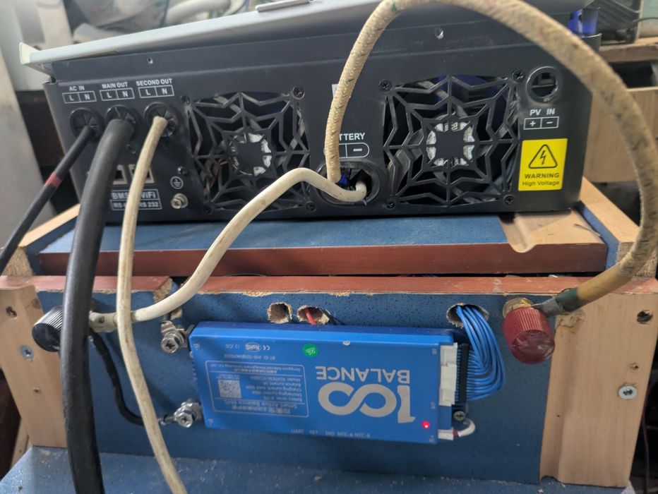 Інвертор акумулятор акб 48в  дбж   резервне живлення. Монтаж , налашту