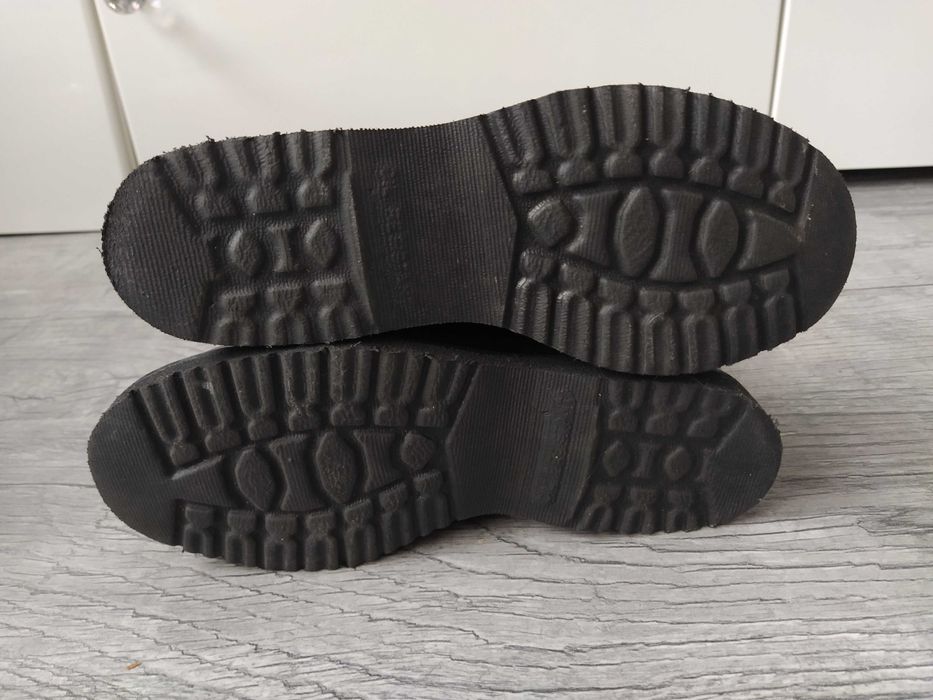 ILSE JACOBSEN Hornbaek czarne ocieplane sznurowane wysokie kalosze r37