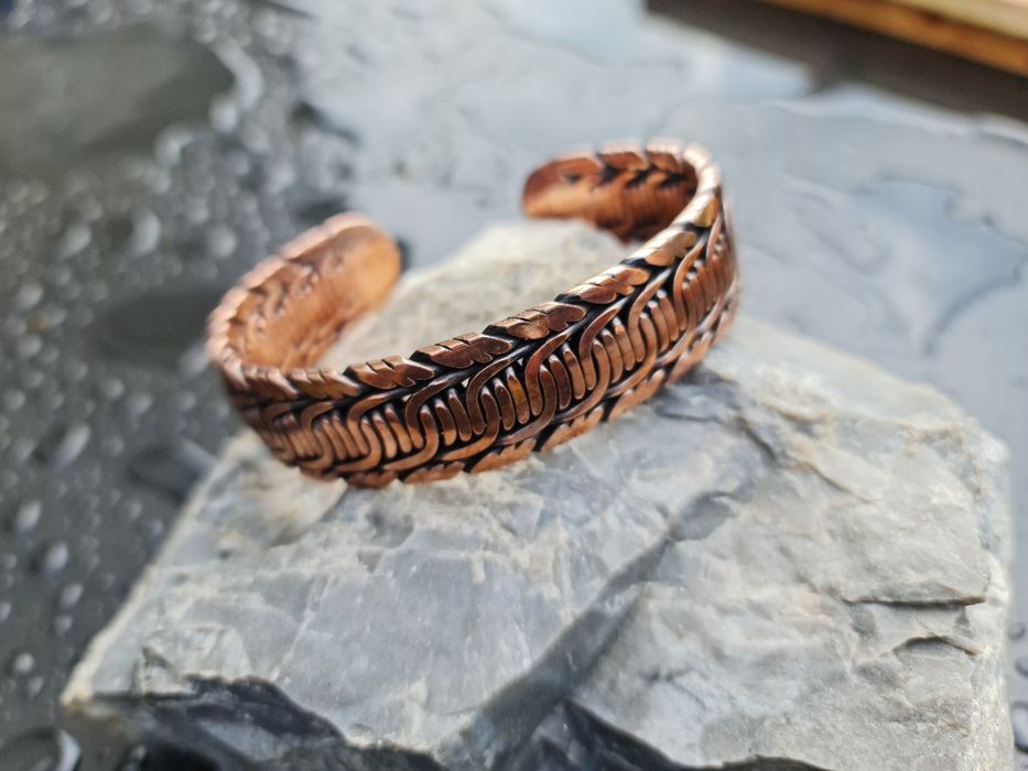 Bransoleta miedziana. Handmade 100%MIEDŹ