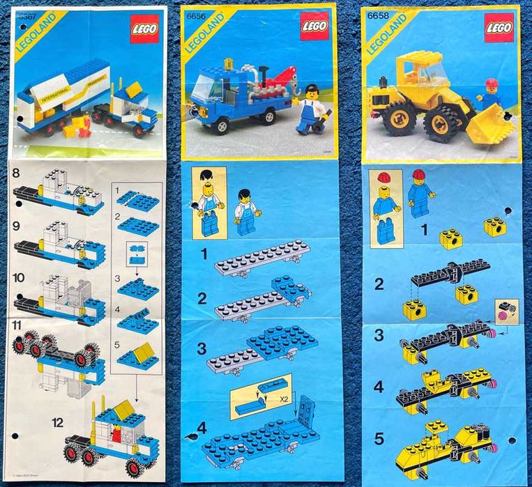Lego - Livros de instruções (vários)