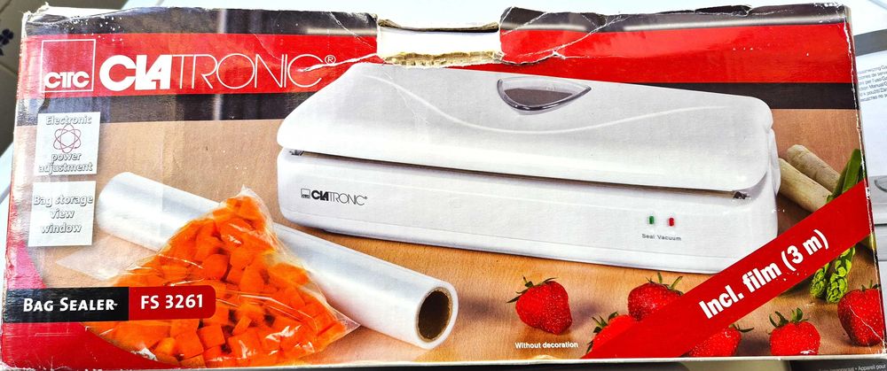 Máquina de Selar a vácuo Clatronic Bag Sealer FS 3261