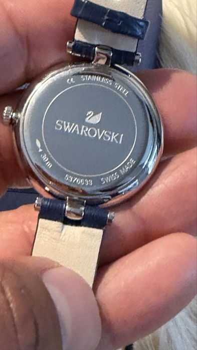 Swarovski zegarek pozłacane