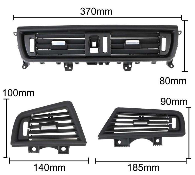 Consola grelha de ar-condicionado BMW F10 F11 F18