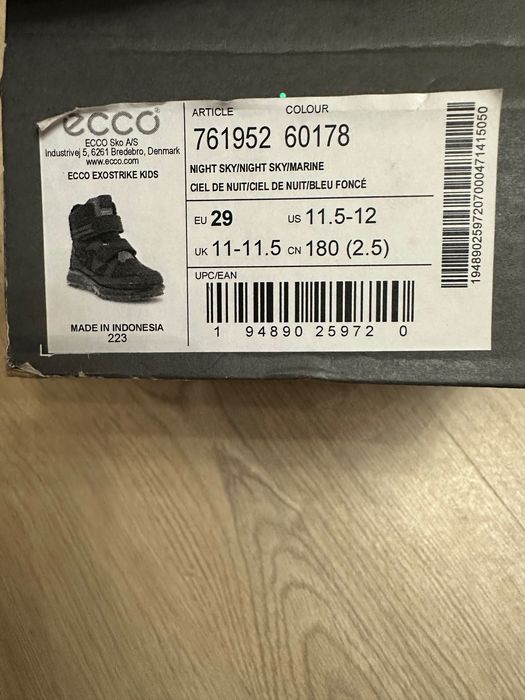 Зимові черевики Ecco 29