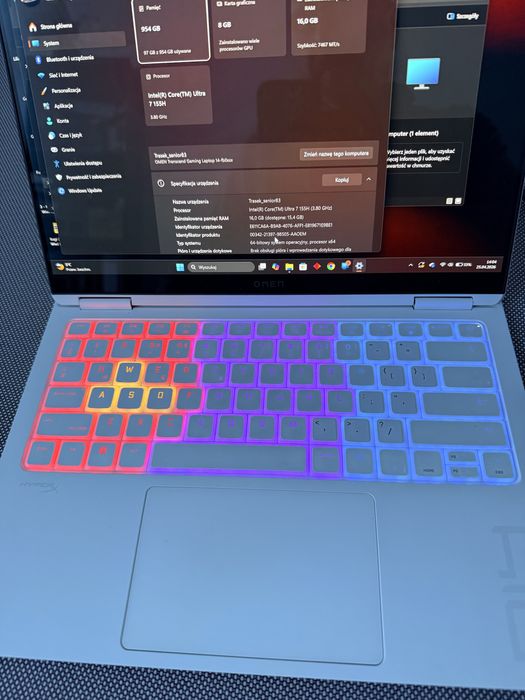 HP Omen Transcend 14 RTX Ultra 7  oled