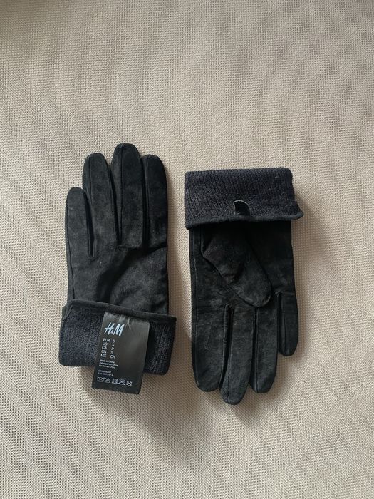 Замшеві рукавички h&m
