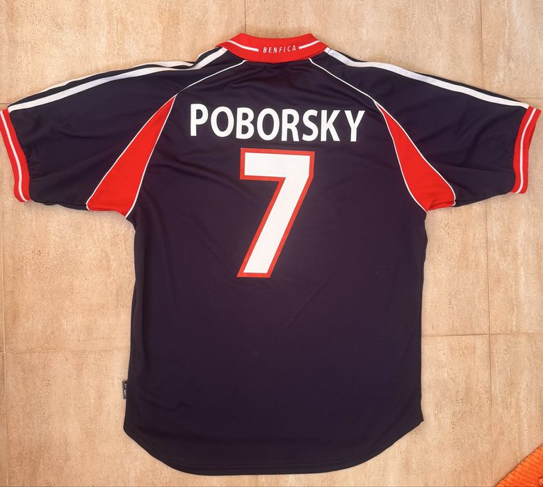 Camisola Benfica 00/01 Poborsky 7