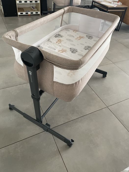 Nowe Łóżeczko dostwka Kinderkraft NesteUp2 beżowe ! Gratis Materacyk !