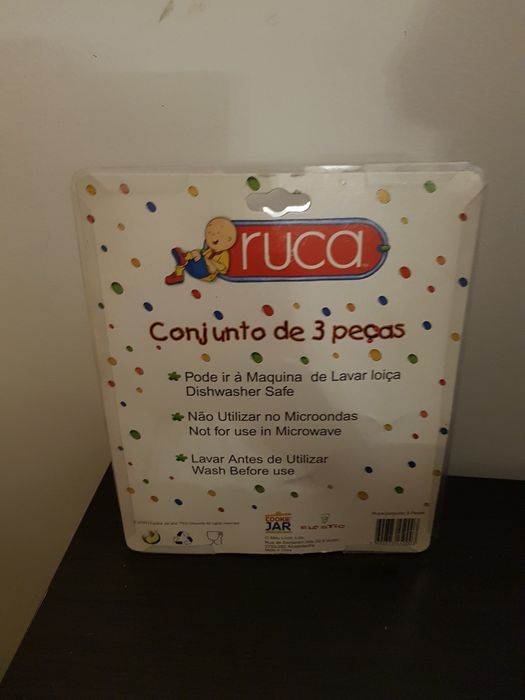 Conjunto Refeição RUCA - 3 Peças - NOVO