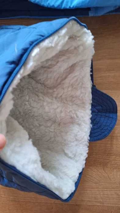 KOMBINEZON kurtka i kaptur odpinany polar odpinana osłona na nogi