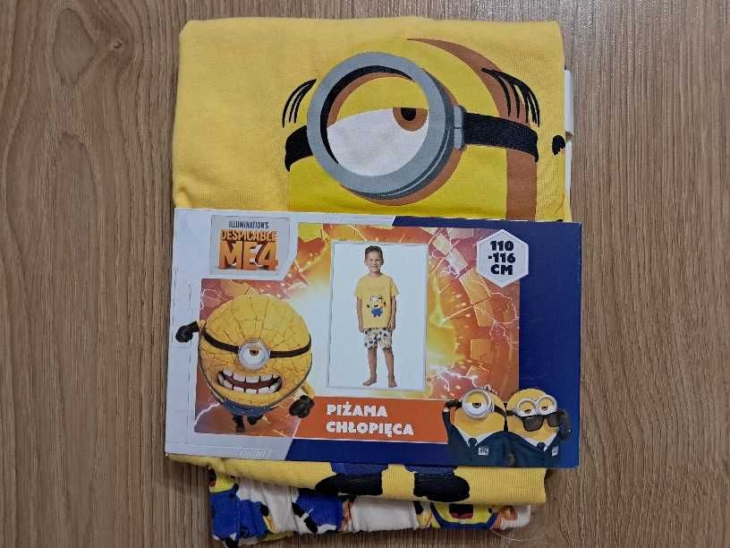 Piżama chłopięca MINIONKI 110-116 nowa