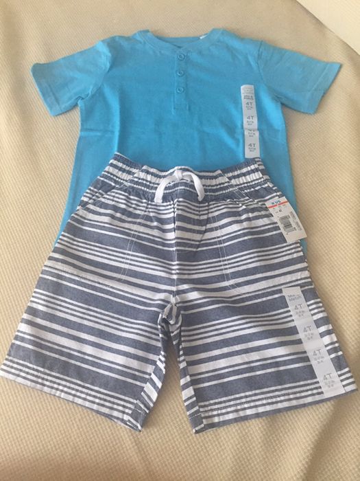 Komplet letni dla chłopca koszulka spodenki  4 lata NOWY