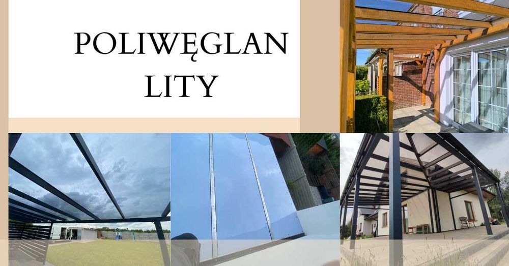 Poliwęglan Lity, różne wymiary tafli, KOLORY