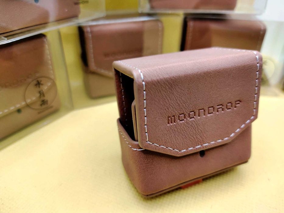 Кожаный чехол для наушников Moondrop Space Travel 1 / 2 / 2 Ultra