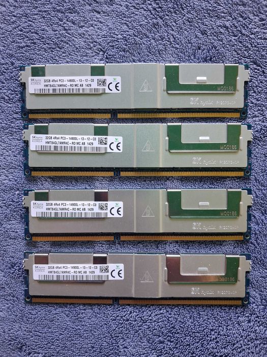 Серверная оперативная память SK Hynix 32GB DDR3 ECC LRDIMM 1866 MHz