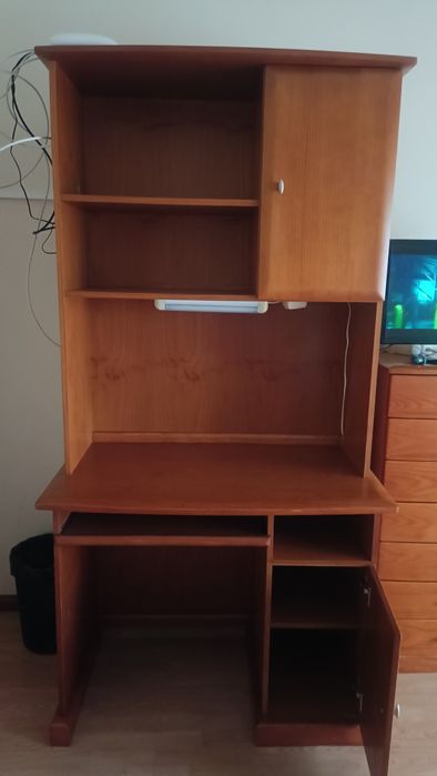 Secretaria madeira maciça