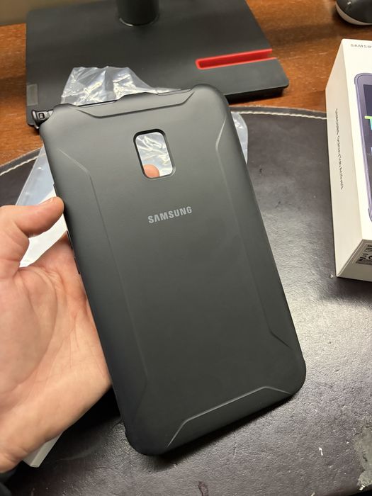 SAMSUNG TAB ACTIVE 3 Etui, Silikonowe plecki.