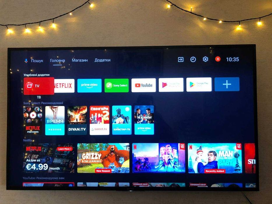 Телевізор sony bravia 4k 55" (xf75)