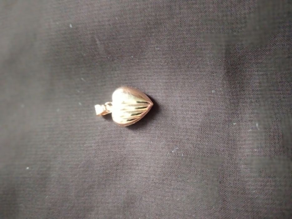 Serduszko ze złota 14 k.