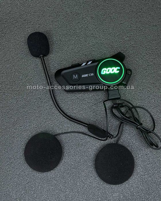 Bluetooth гарнітура для шолома (дзвінки та музика) інтерком, интерком