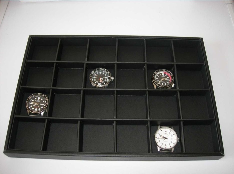 Tabuleiro para 24 Relógios Seiko Omega Cauny Breitling Tissot Iwc Oris
