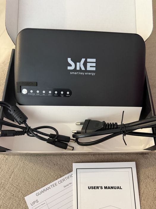 ДБЖ для роутера SKE POE-830P-LFP 20000mAh. PoE ( міні УПС)
