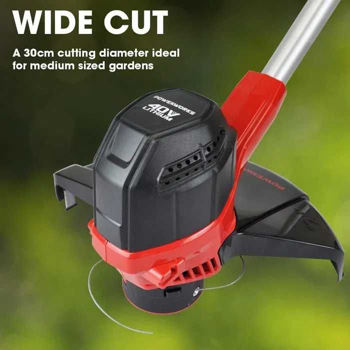 Podkaszarka Akumulatorowa POWERWORKS P40LT, 40V, bateria, ładowarka