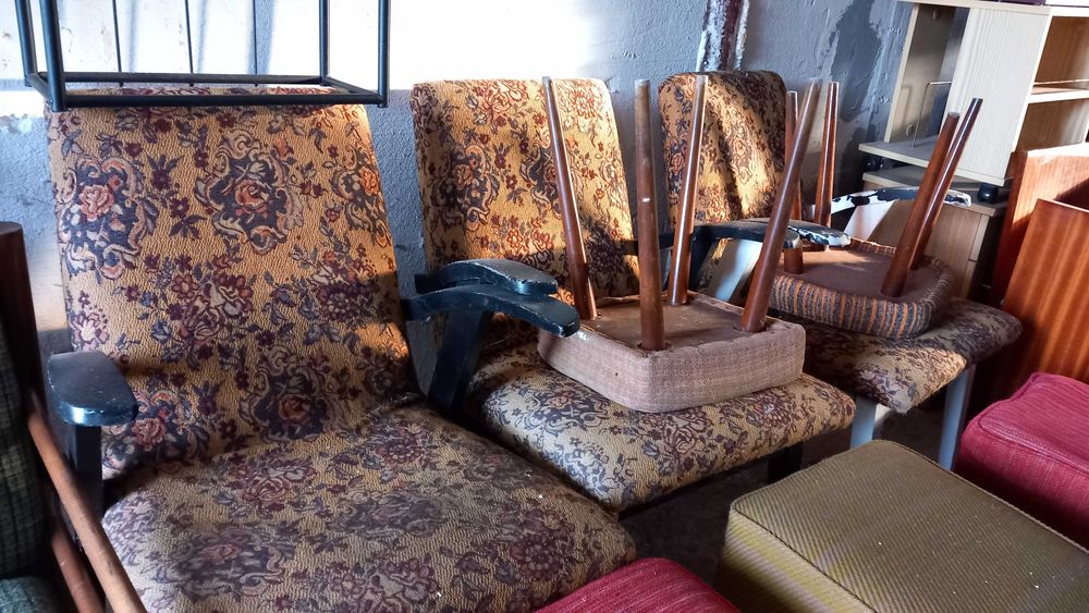 fotel klubowe Vintage- PRL-dobry stan.