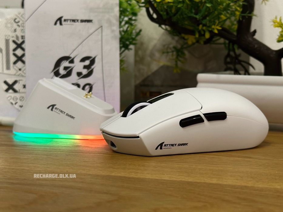 НОВІ Attack Shark G3 PRO 25000 DPI Wireless | ІГРОВА БЕЗДРОТОВА Мишка