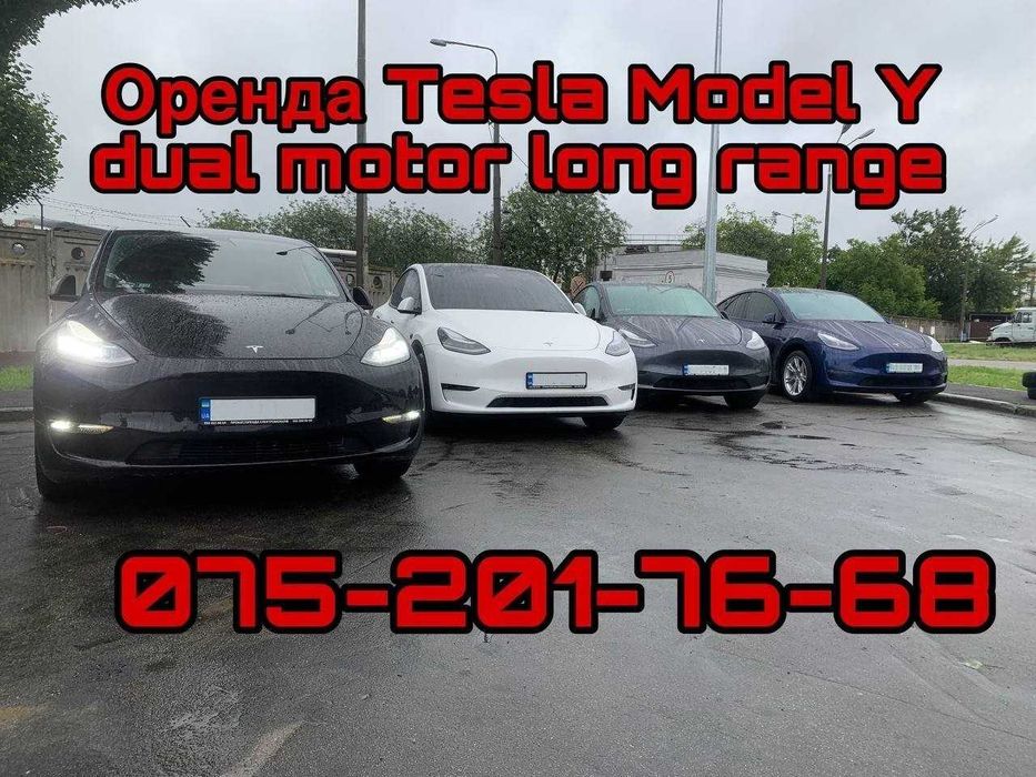 Оренда авто Tesla Model Y. Київ/область.