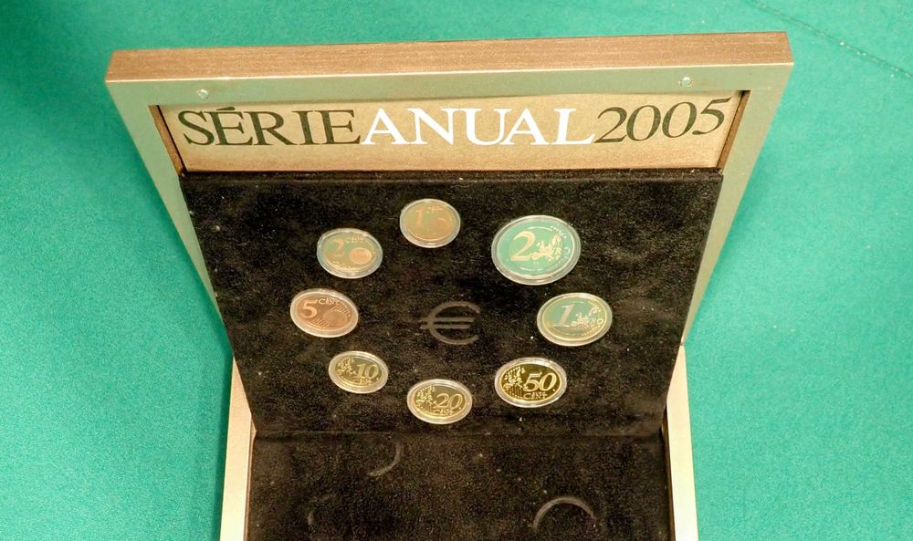Moedas Série Anual 2005 INCM Prata Poof