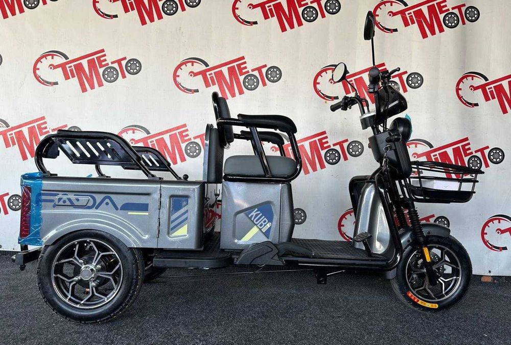 Новий електротрайк вантажо-пасажирський FADA KUBi  Гарантія/Доставка